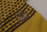 Dolce & Gabbana Yellow Patterned Silk Neck Wrap Fringe Scarf